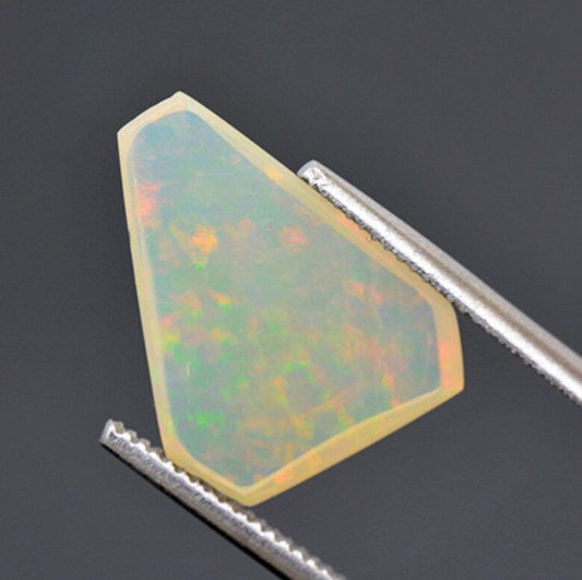 Beautiful Solid Multi Color Flash Opal Cabochon From Australia 4.40 cts.