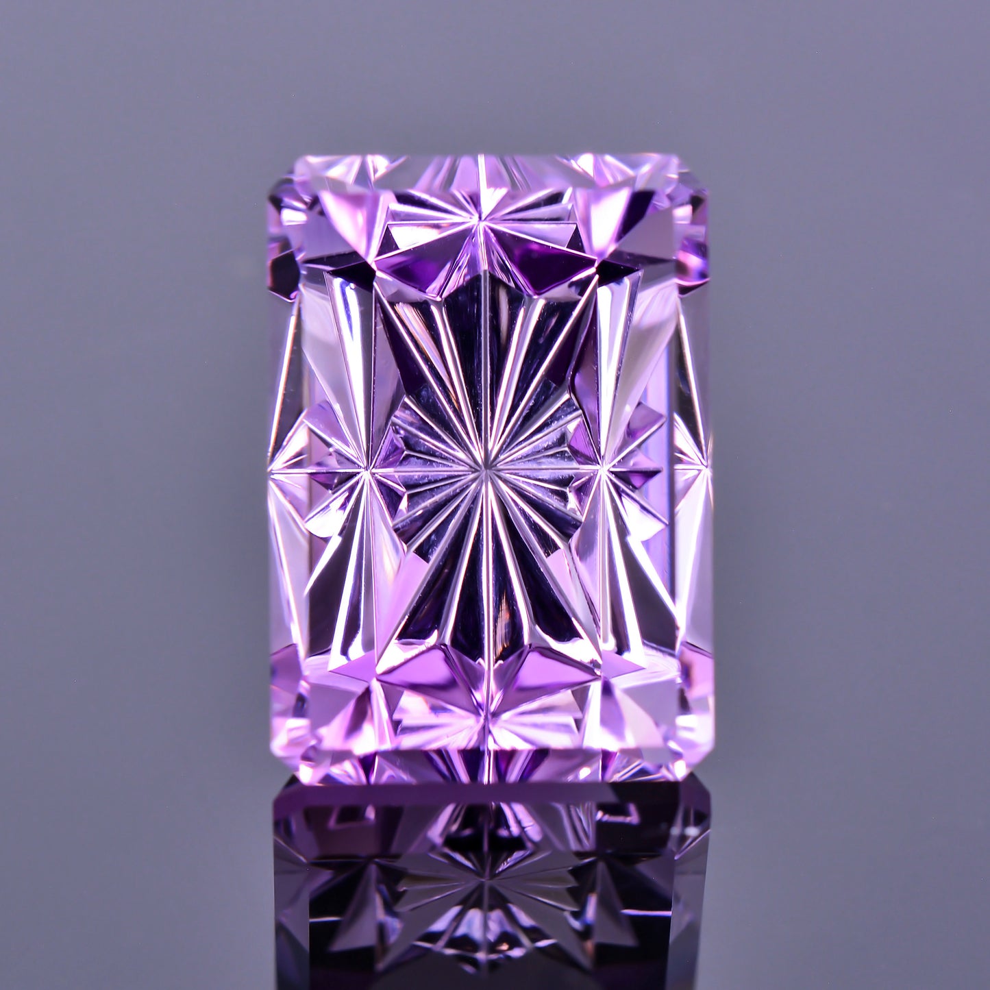 Amethyst, 22.79 cts., 24.3x16.7 mm., Emerald Fantasy, Purple, Brazil