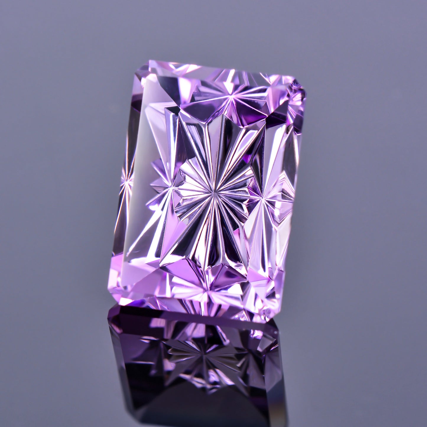 Amethyst, 22.79 cts., 24.3x16.7 mm., Emerald Fantasy, Purple, Brazil