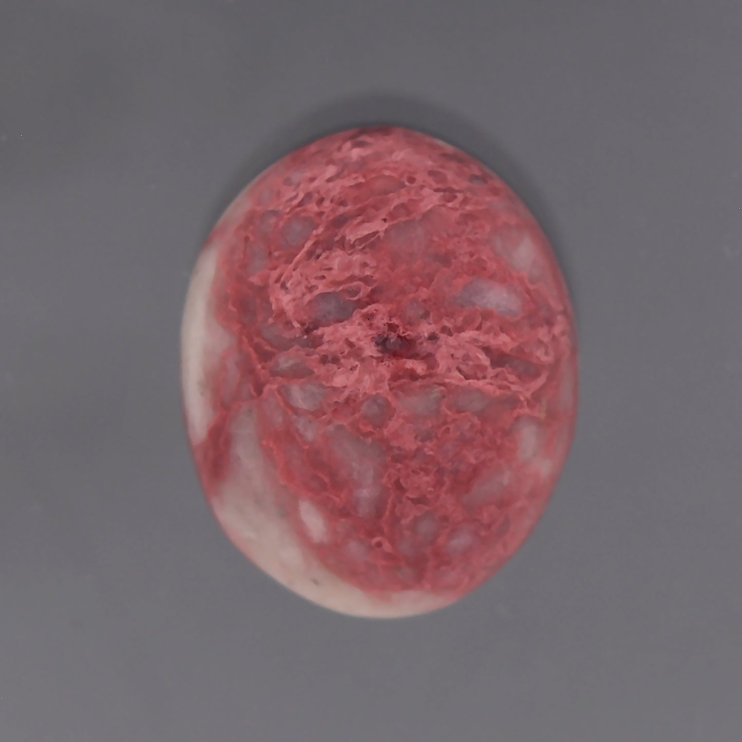 Dumortierite, 12.08 cts., 17.0 x 13.8 mm, Oval Cabochon, Pink, Nevada, Natural