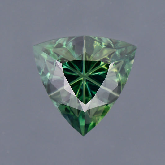 Sapphire, 1.48 cts., 7.3 mm., Fantasy Trillion, Color Shift, Blue, Green, Kenya, Natural