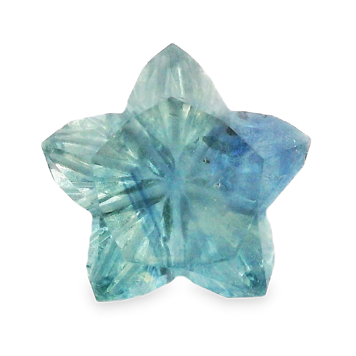 Sapphire, 1.98 cts., 7.7 mm., Star Fantasy, Blue, Green, Multicolor, Montana