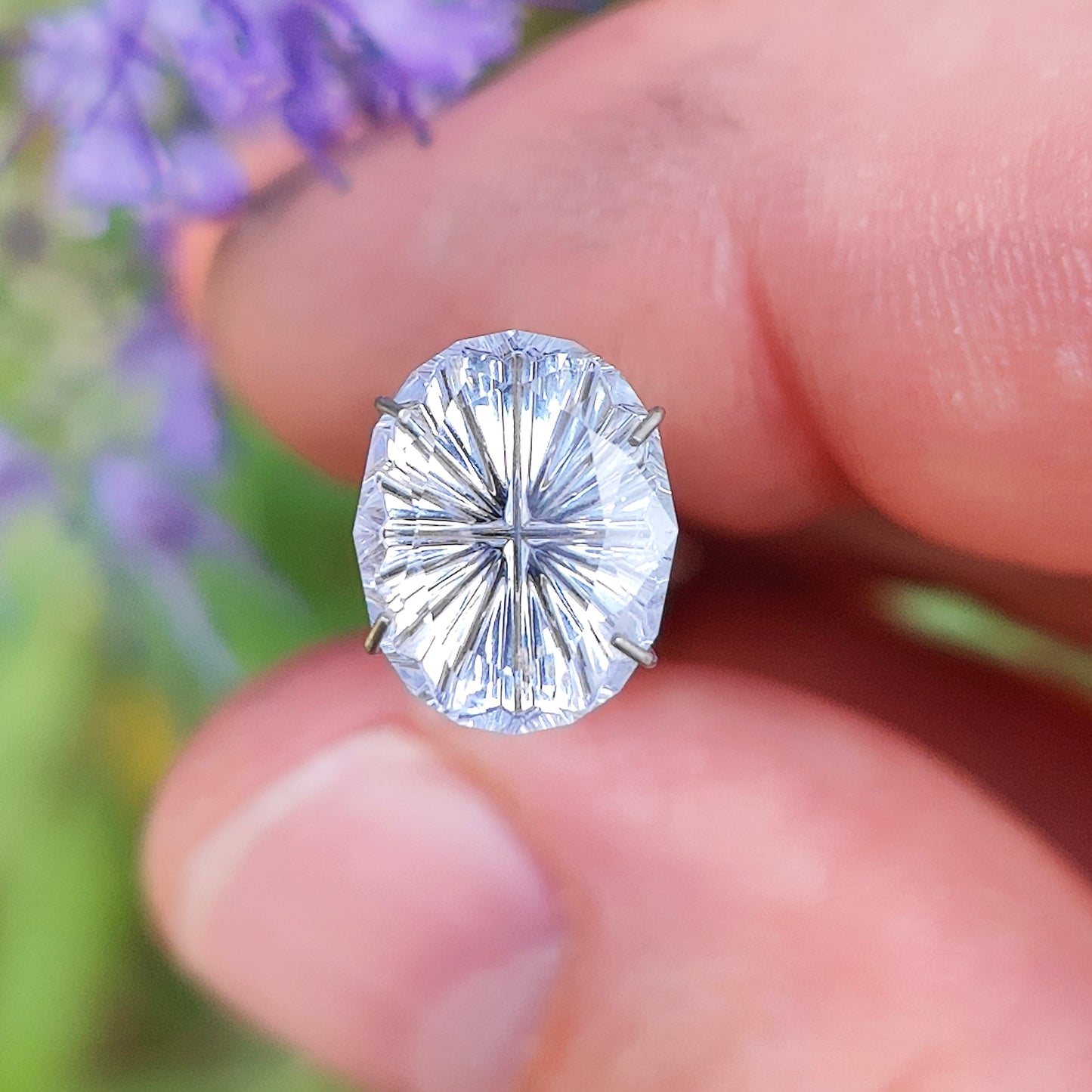 Sapphire, 3.11 cts., 10.5x8.3 mm., Fantasy Oval, Lavender, Purple, Sri Lanka, Heated