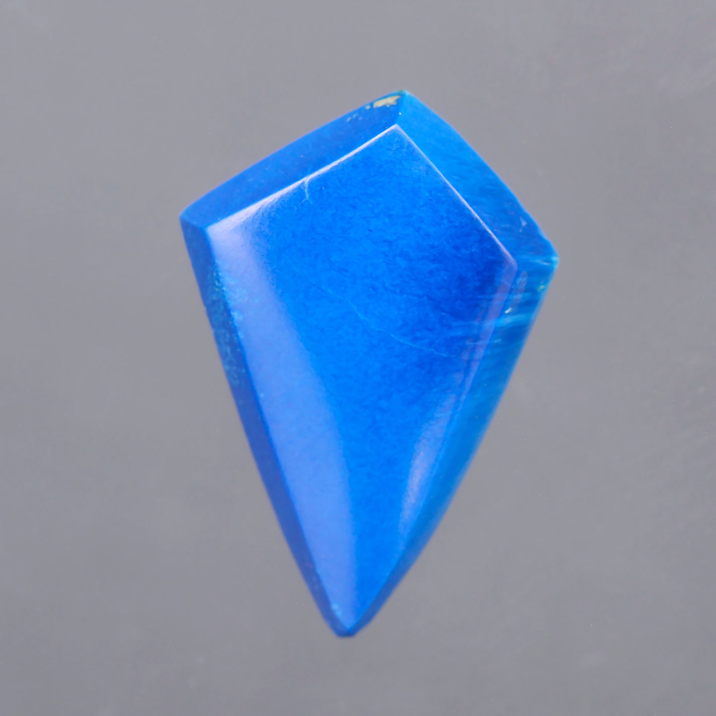 Shattuckite, 1.49 cts., 13.0x9.0 mm., Freeform Cabochon, DRC, Stabilized