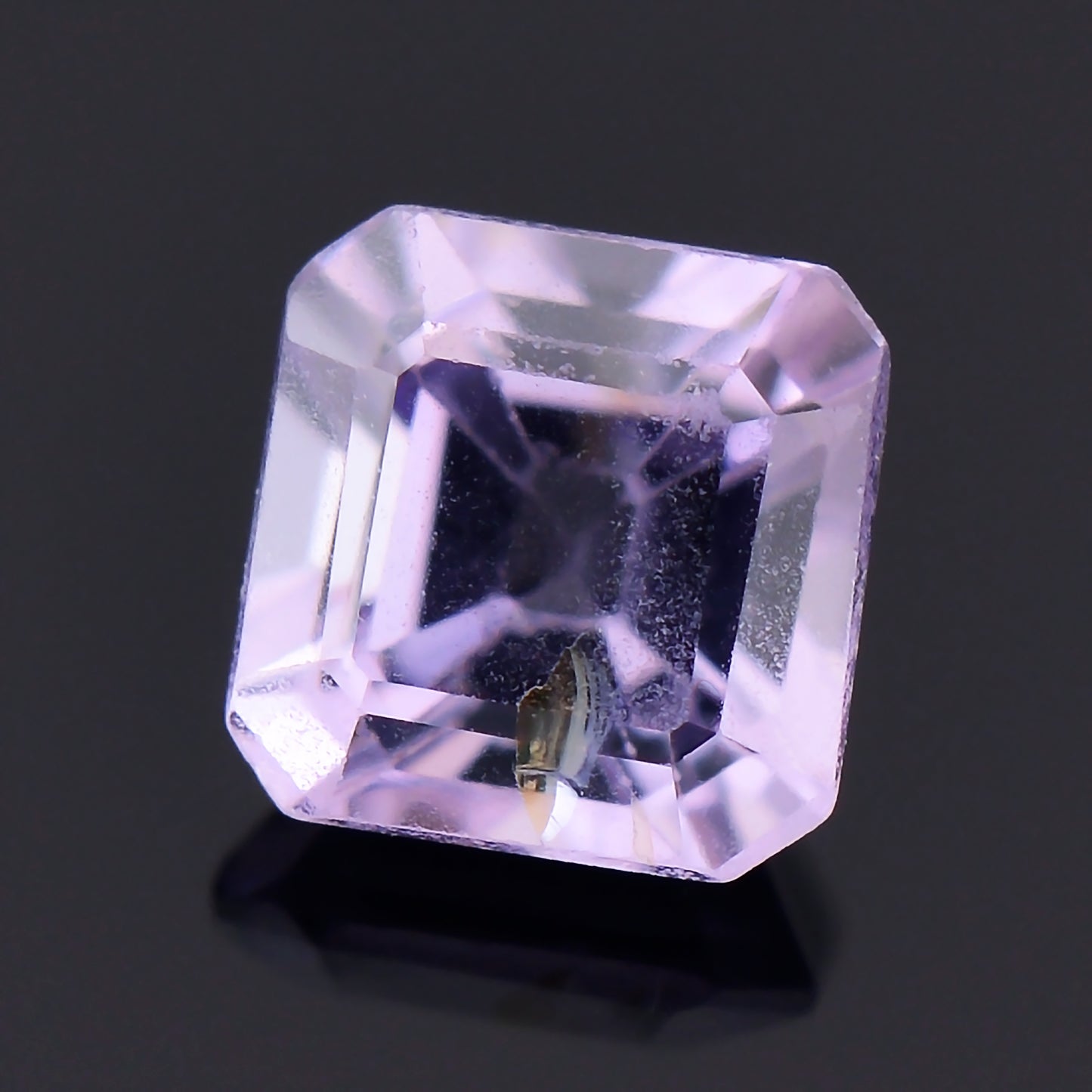 Spinel, 0.44 cts., 4.1 x 4.2 mm, Square, Purple, Burma, Natural