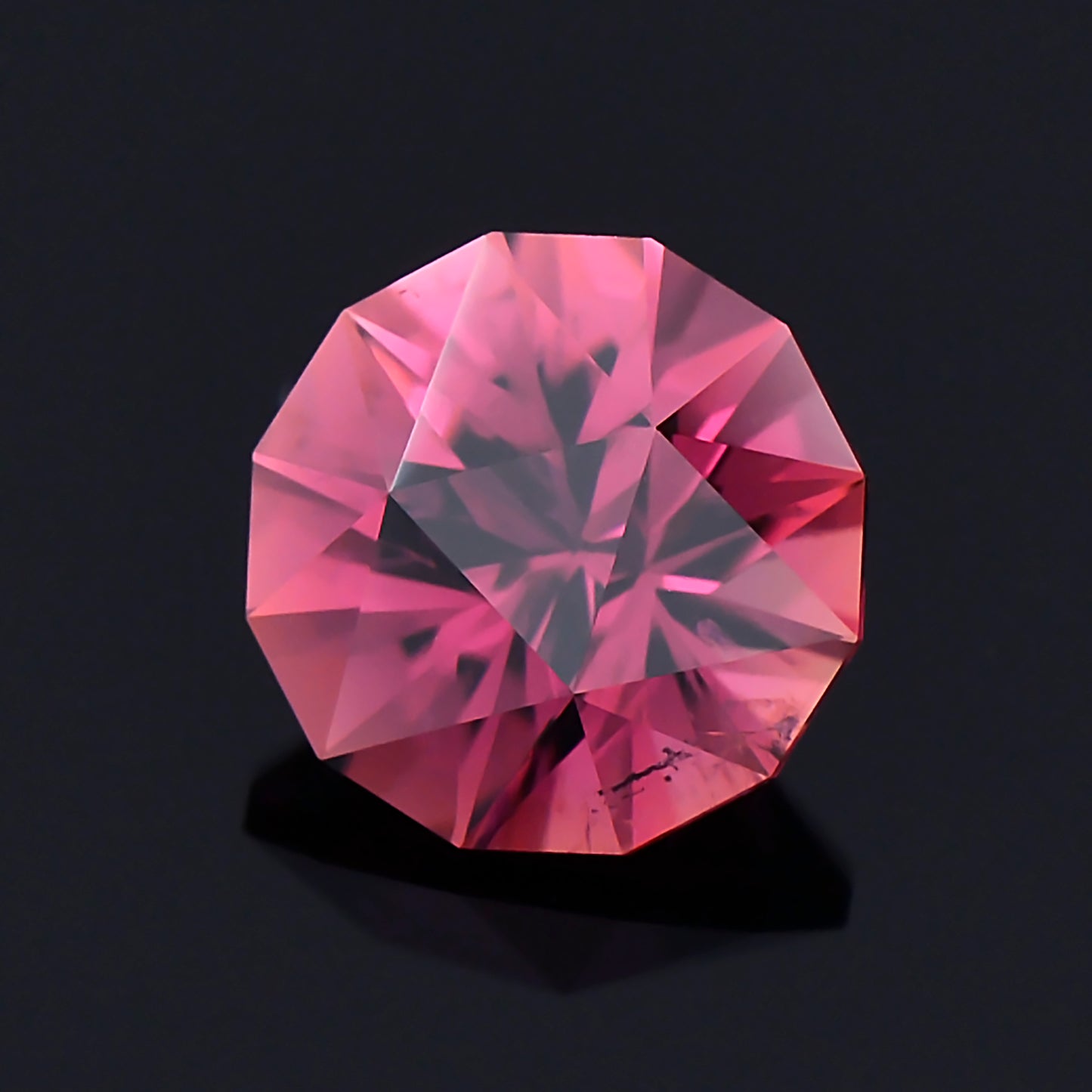 Tourmaline, 2.77 cts., 9.0 mm, Round, Pink, Nigeria, Natural