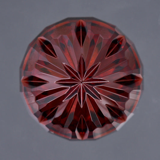 Umba Garnet, 11.27 cts., 15.7 mm., Optic Bloom Fantasy, Red, Tanzania, Natural