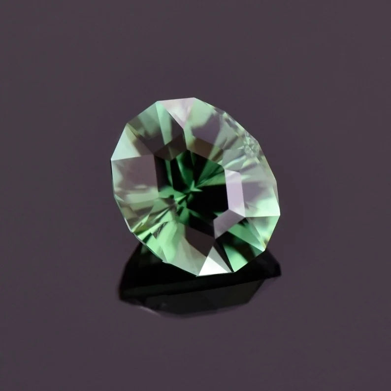 Tourmaline, 2.18 cts., 8.7x7.4 mm., Oval, Teal, Nigeria