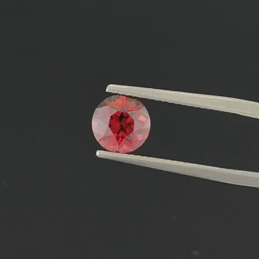 Gorgeous Rosy Pink Zircon Gemstone from Tanzania, 2.65 cts., 7.5 mm., Round Shape