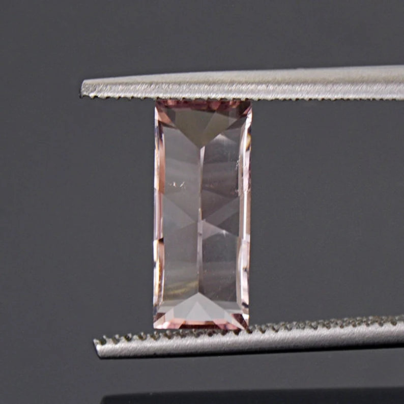 Concave Cut Pink Tourmaline Gemstone from Afghanistan 2.00 cts.