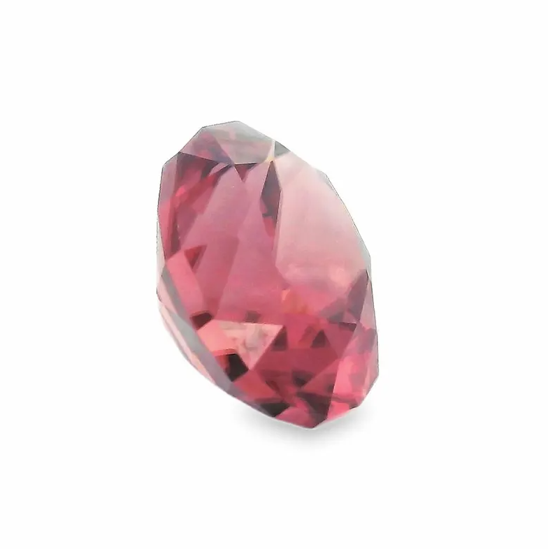 Excellent Rosy Pink Zircon Gemstone from Tanzania, 4.92 cts., 10x8 mm., Oval Brilliant Shape