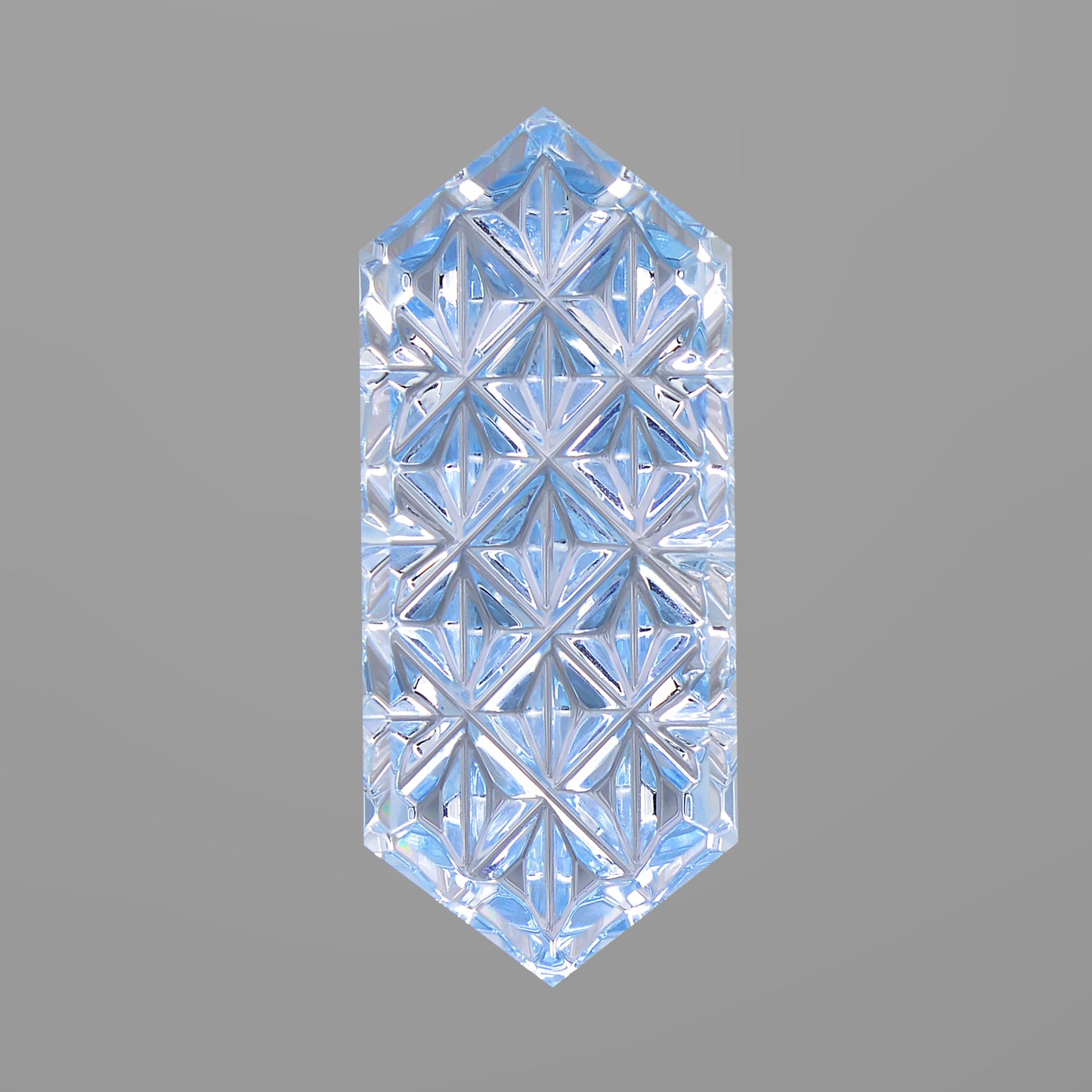 Aquamarine, 2.12 cts., 15.2 x 6.4 mm, Fantasy Rupee, Blue, Idaho, Natural