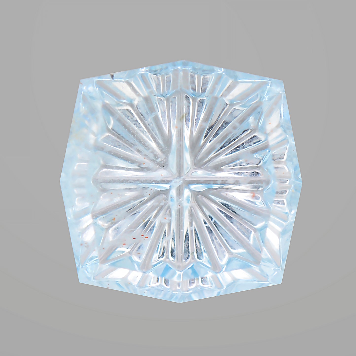 Aquamarine, 1.63 cts., 7.9x7.9 mm., Fantasy Square Cushion, Blue, Idaho, Natural