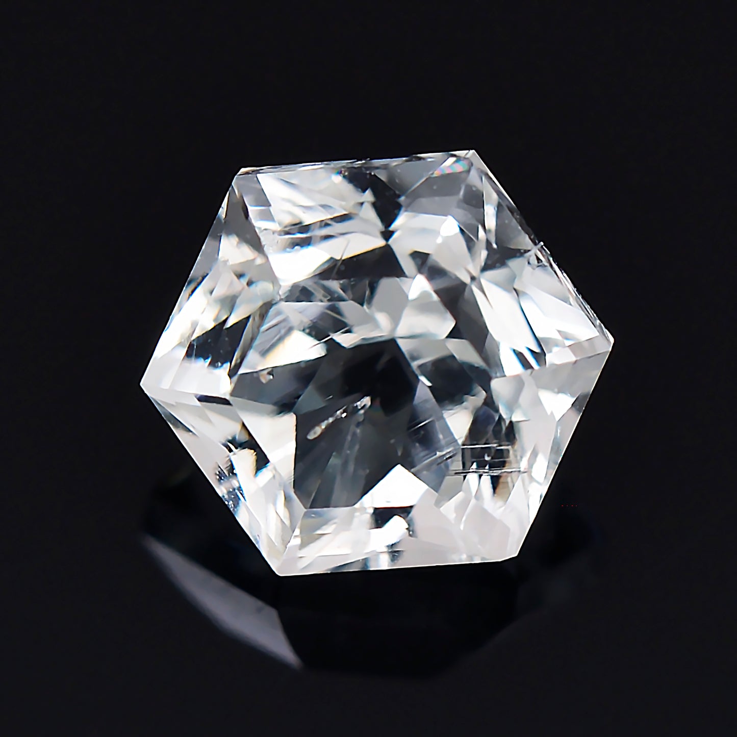 Aquamarine, 1.08 cts., 6.8 x 5.9 mm, Hexagon, Blue, Pakistan, Natural