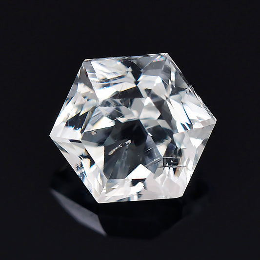 Aquamarine, 1.08 cts., 6.8 x 5.9 mm, Hexagon, Blue, Pakistan, Natural