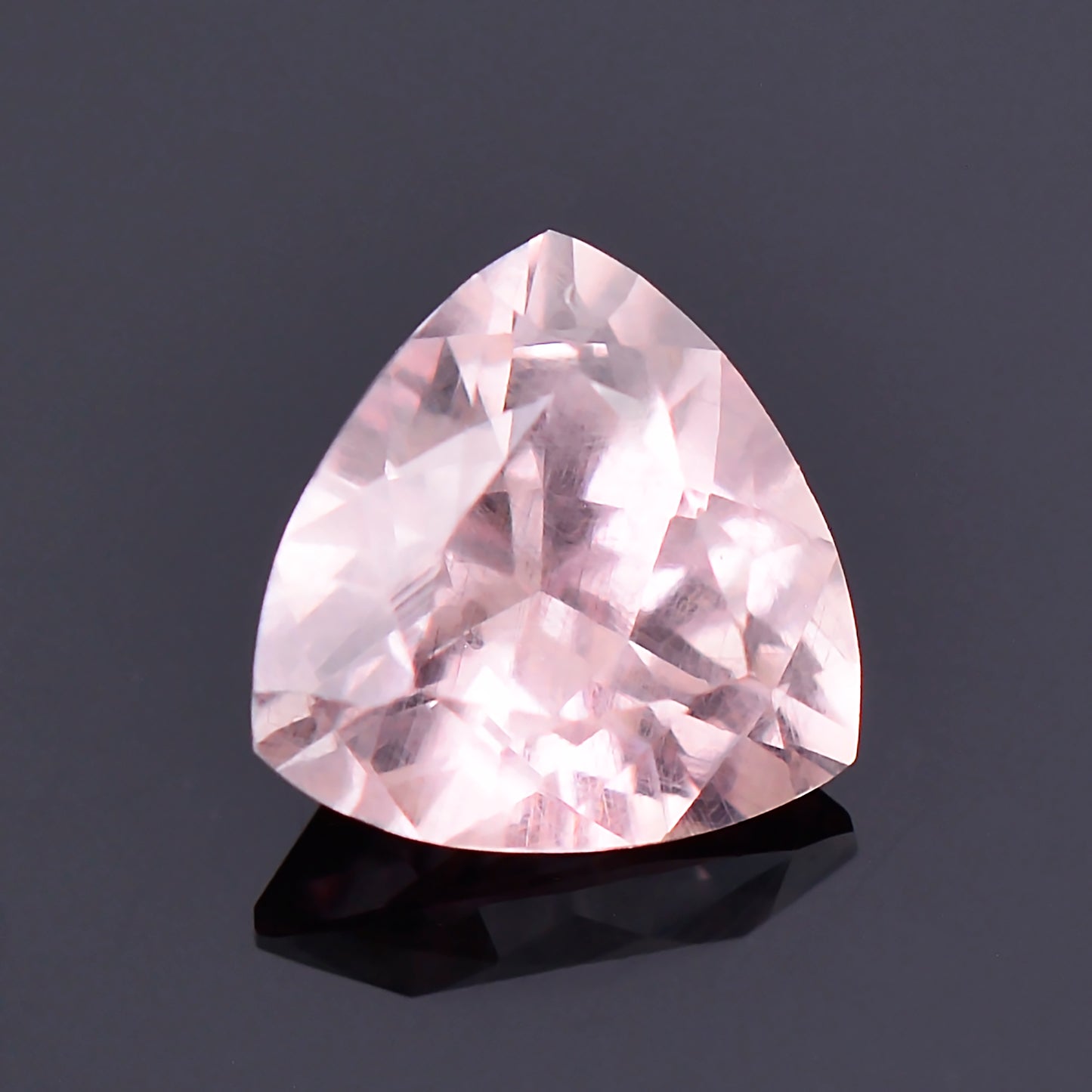 Dragon Garnet, 0.45 cts., 4.9 mm., Trillion, Pink, Tanzania, Natural