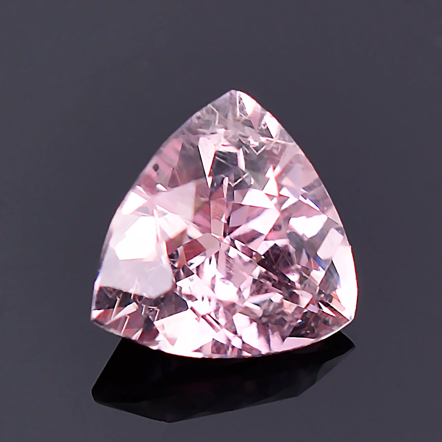 Dragon Garnet, 0.50 cts., 5.0 mm., Trillion, Pink, Tanzania, Natural