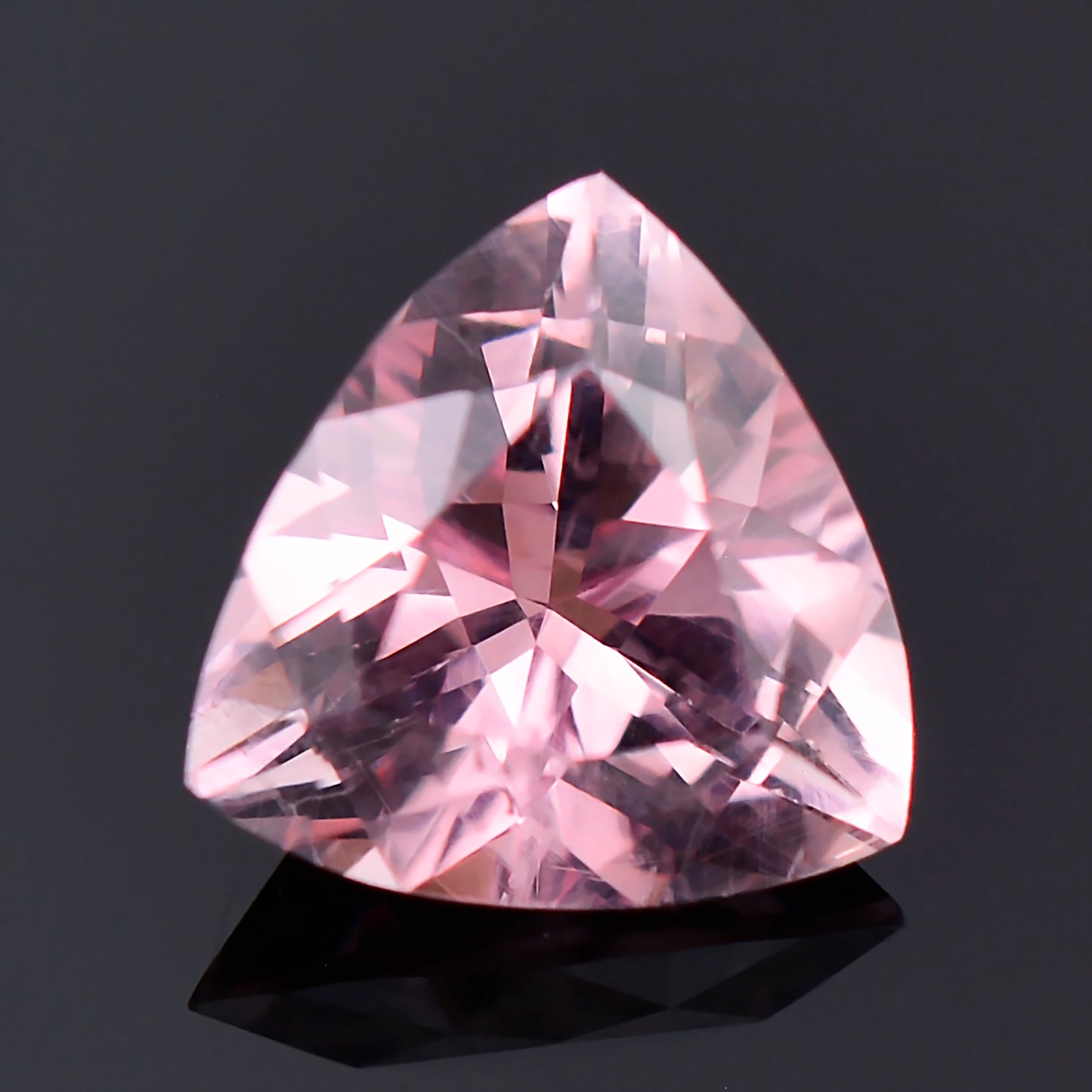 Dragon Garnet, 0.78 cts., 5.9 mm., Trillion, Pink, Tanzania, Natural