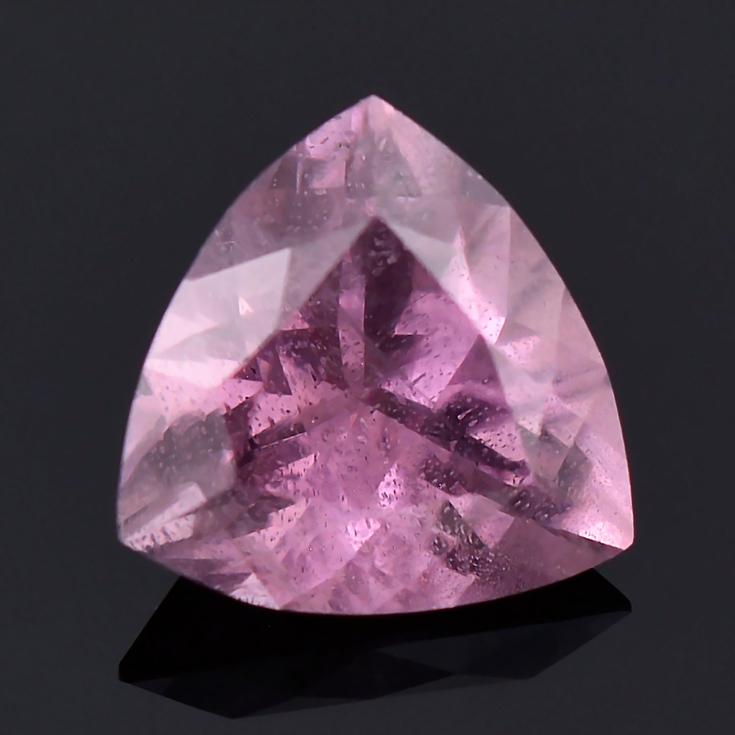 Dragon Garnet, 0.83 cts., 6.2 mm., Trillion, Pink, Tanzania, Natural