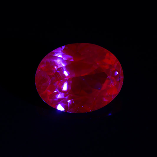 Dragon Garnet, 0.75 cts., 6.2 x 4.9 mm., Oval, Pink, Tanzania, Natural