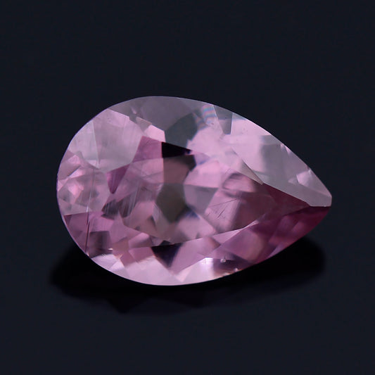 Dragon Garnet, 0.79 cts., 7.0 x 4.8 mm., Pear, Pink, Tanzania, Natural