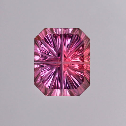 Dragon Sapphire, 1.08 cts., 6.4x5.2 mm, Fantasy Emerald, Purple, Pink, Bicolor, Tanzania, Natural