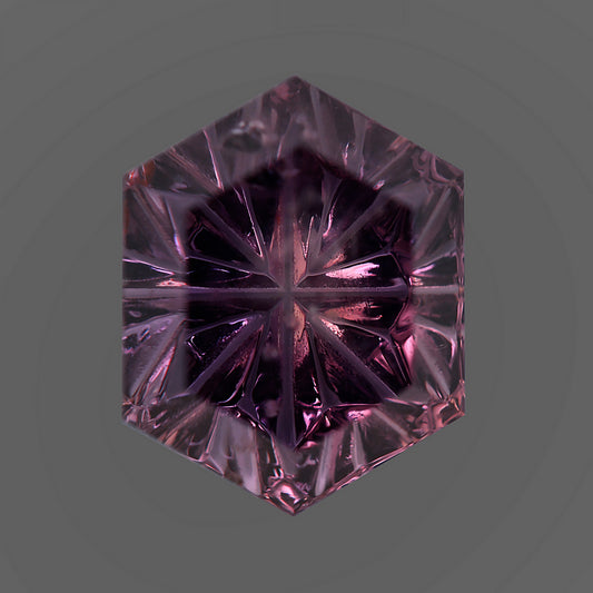 Dragon Sapphire, 1.32 cts., 6.7 x 5.2 mm, Fantasy Rupee, Purple, Tanzania, Natural
