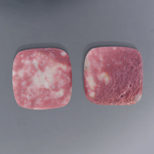 Dumortierite, 32.87 tcw., 17.5 mm, Square Cabochon, Pink, Nevada, Natural