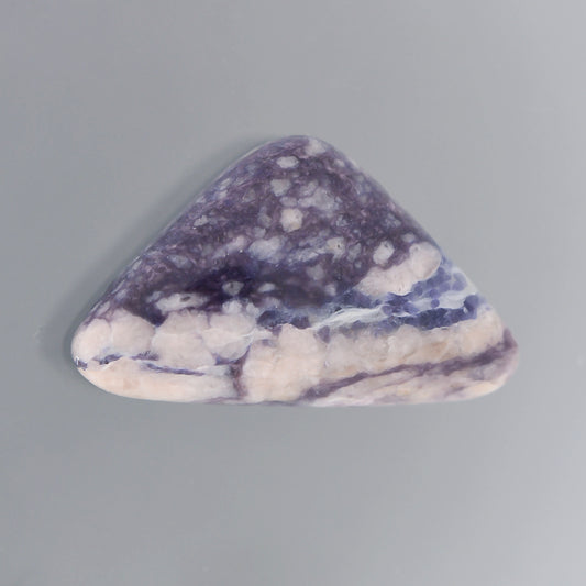 Dumortierite, 6.47 cts., 17.8 x 10.8 mm, Triangle Cabochon, Purple, Nevada, Natural