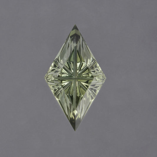 Sapphire, 2.36 cts., 12.8x7.4 mm., Fantasy Kite, Color Shift, Green, Olive, Tanzania, Natural