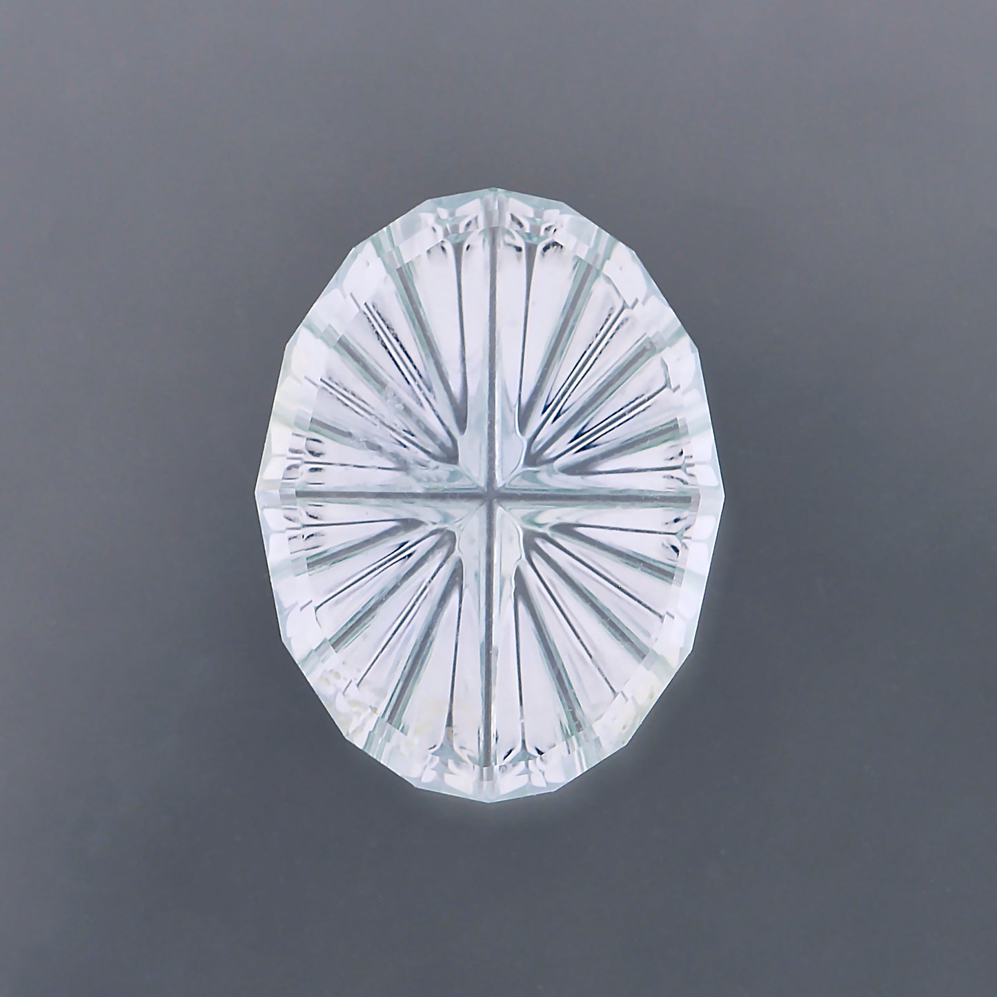 Sapphire, 1.58 cts., 10.0x7.6 mm., Oval Fantasy, Silver, White, Montana, Natural