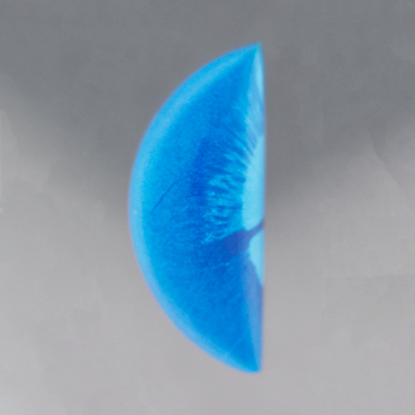 Shattuckite, 5.44 cts., 17.8x7.3 mm., Freeform Cabochon, DRC, Stabilized