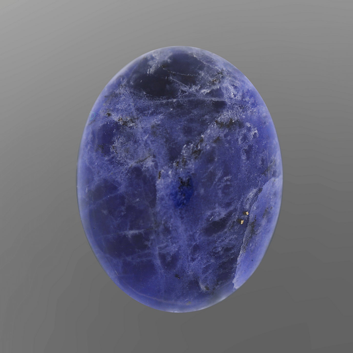 Sodalite, 7.83 cts., 18.9 x 14.5 mm, Cabochon Oval, Blue, Canada, Natural