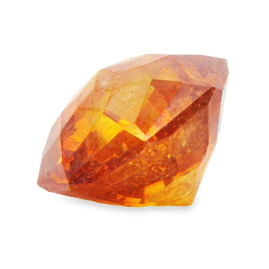 Sphalerite, 14.73 cts., 13.2 mm., Octagon Round, Orange, Spain