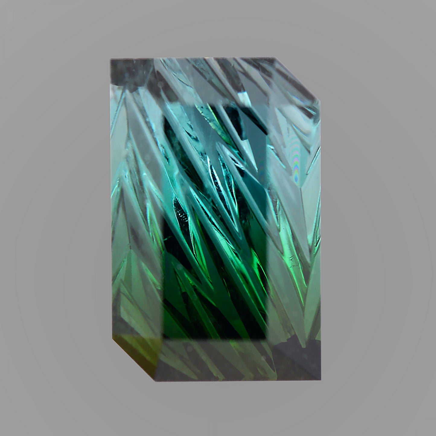Tourmaline, 5.89 cts., 12.3 x 8.0 mm, Fantasy Freeform, Blue, Green, Purple, Multicolor, Brazil, Natural