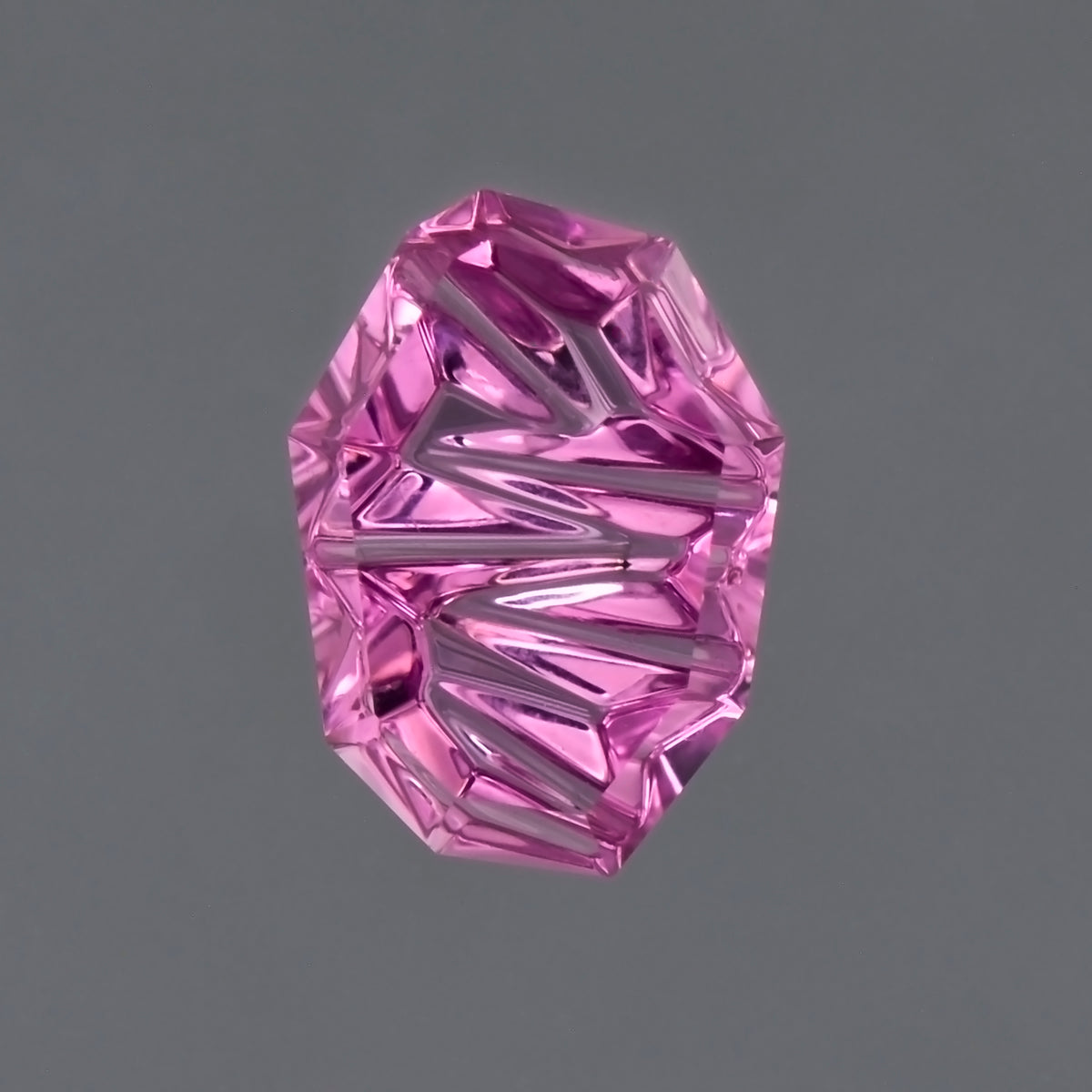 Tourmaline, 0.78 cts., 7.3x5.1 mm, Fantasy Freeform, Pink, Brazil, Natural