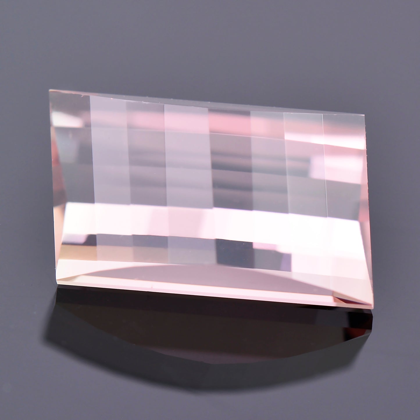 Tourmaline, 3.22 cts., 10.6x6.6 mm., Pixel Freeform,  Pink, Brazil, Natural