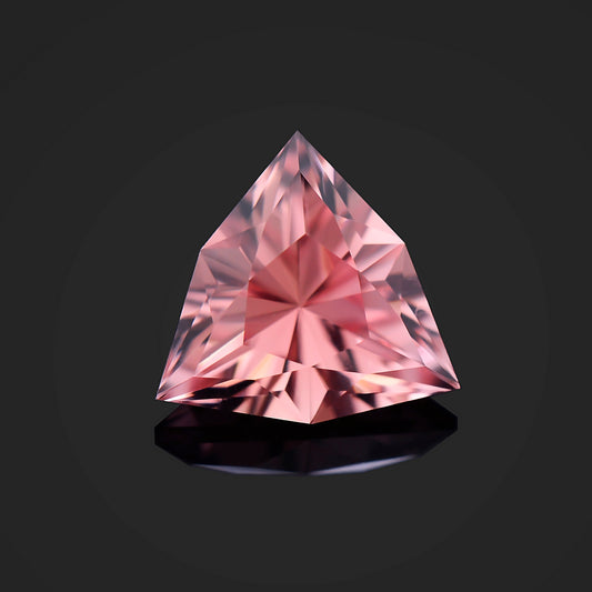 Tourmaline, 1.42cts., 8.1 mm., Trillion, Pink, Brazil, Natural