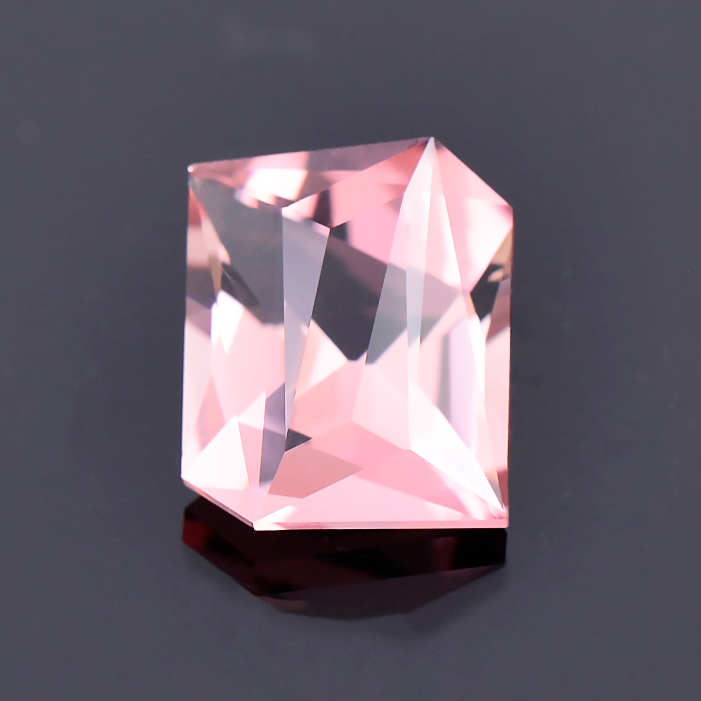Tourmaline, 2.47 cts., 8.2x7.2 mm., Freeform Shape, Pink, Brazil, Natural
