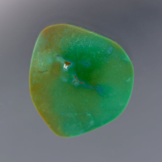 Turquoise, 5.52 cts., 14.8 x 14.2 mm, Freeform Cabochon, Blue, Nevada, Stabilized