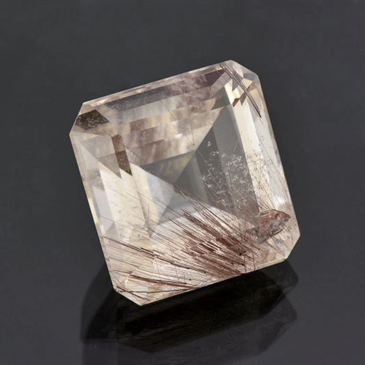 Large Quartz with Rutile Inclusion Gemstone from Brazil 58.29 cts.