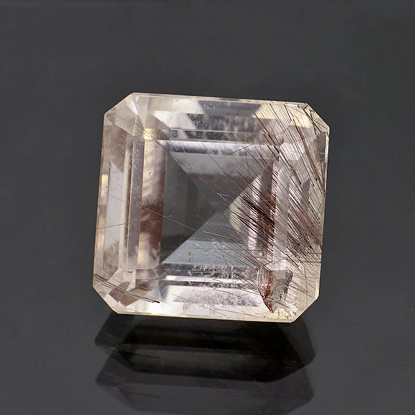 Large Quartz with Rutile Inclusion Gemstone from Brazil 58.29 cts.