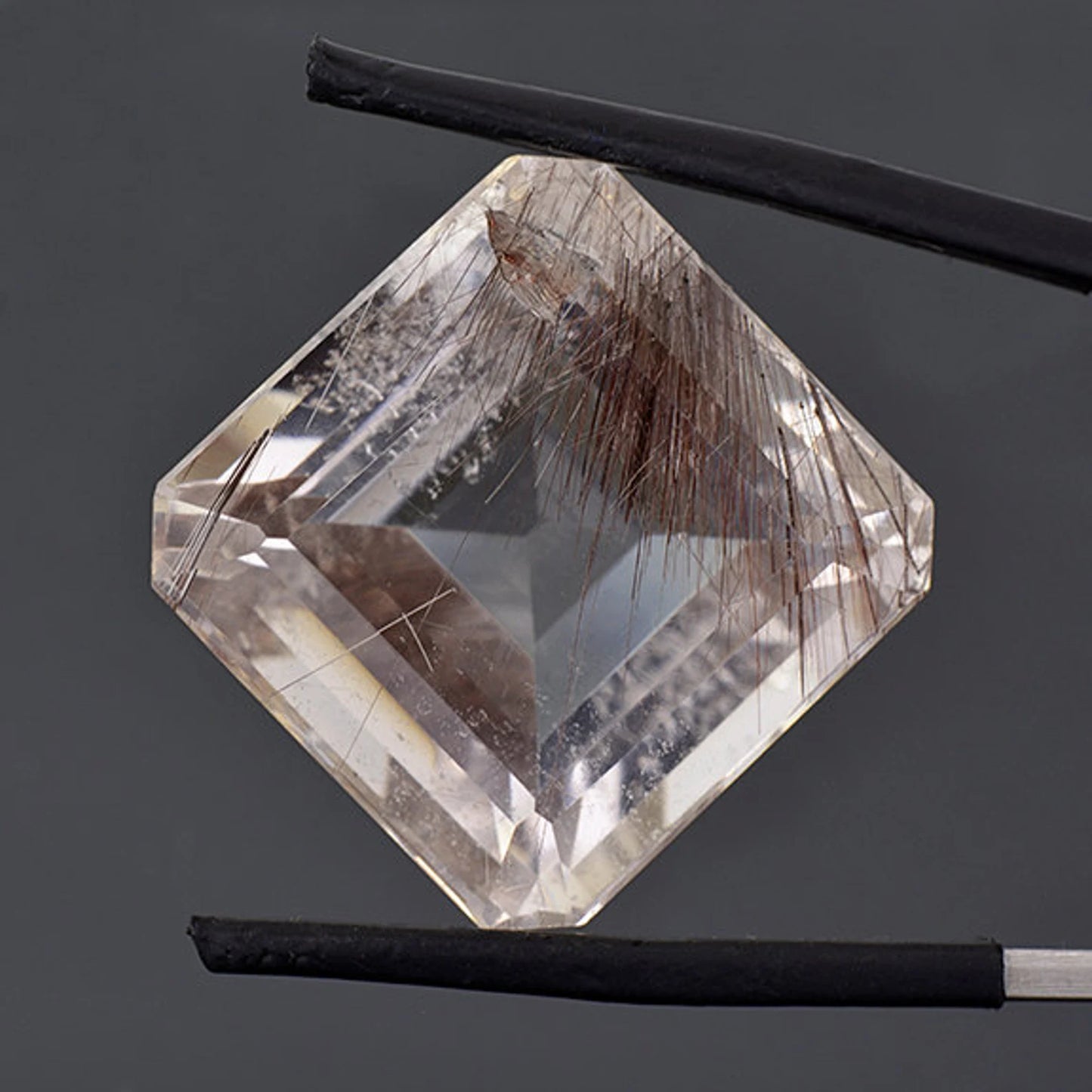 Large Quartz with Rutile Inclusion Gemstone from Brazil 58.29 cts.