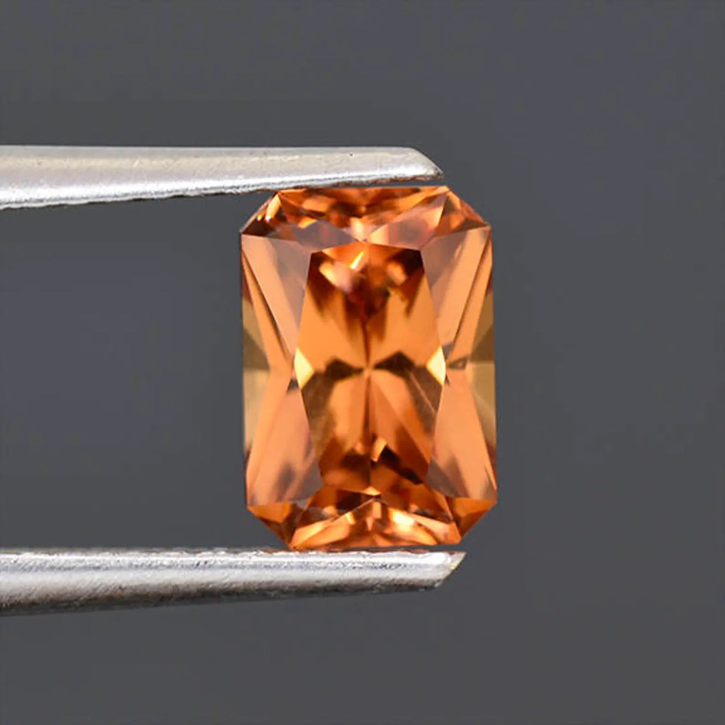 Beautiful Bright Orange Zircon Gemstone from Tanzania 1.87 cts.