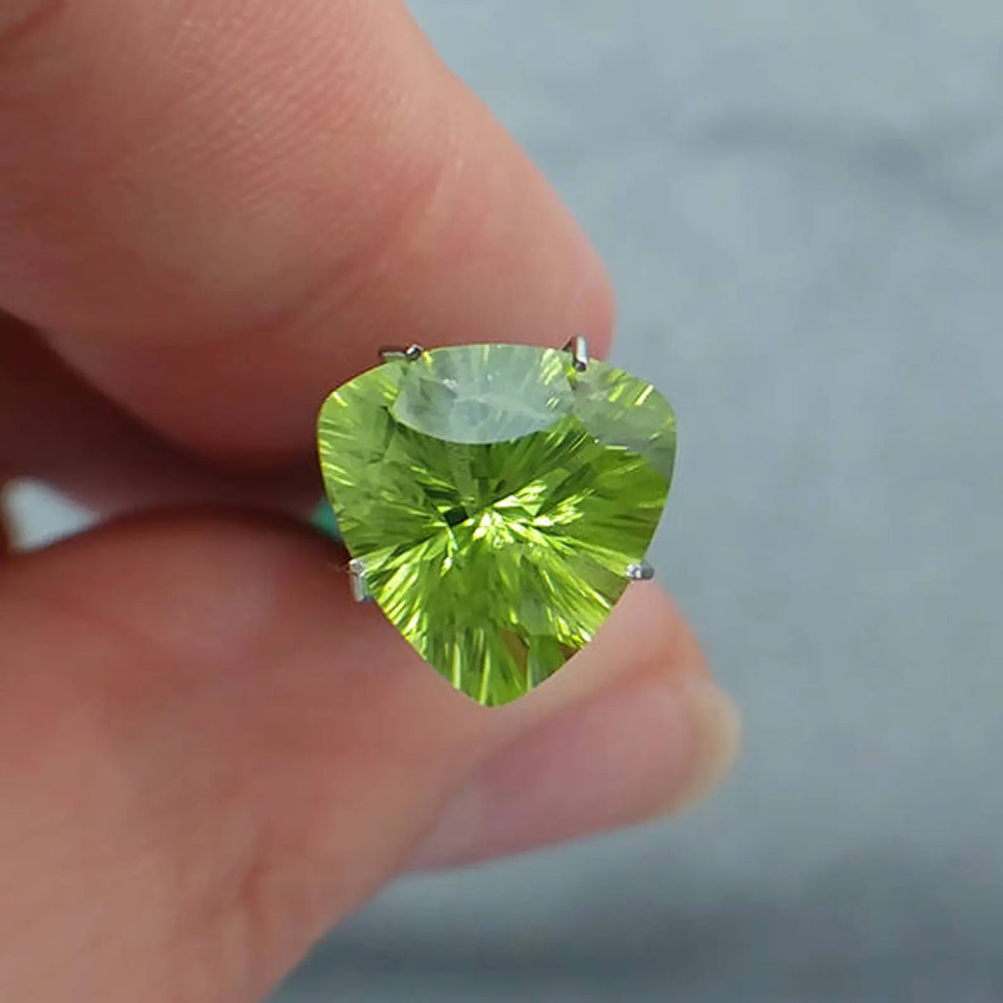 Beautiful Lime Green Peridot Gemstone from Pakistan 3.40 cts.