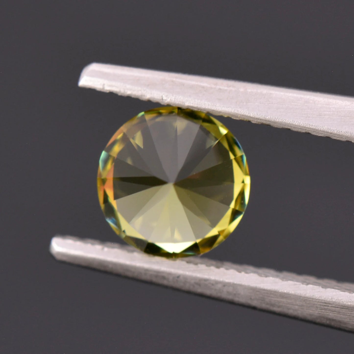 Stunning Yellow Chrysoberyl Gemstone from Sri Lanka, 1.12 cts., 6.2 mm., Round Brilliant Cut