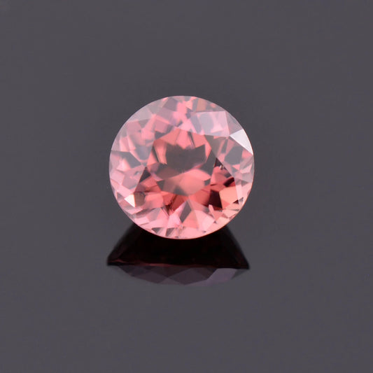 Fantastic Pink Zircon Gemstone from Tanzania, 1.74 cts., 6.5 mm., Round Shape