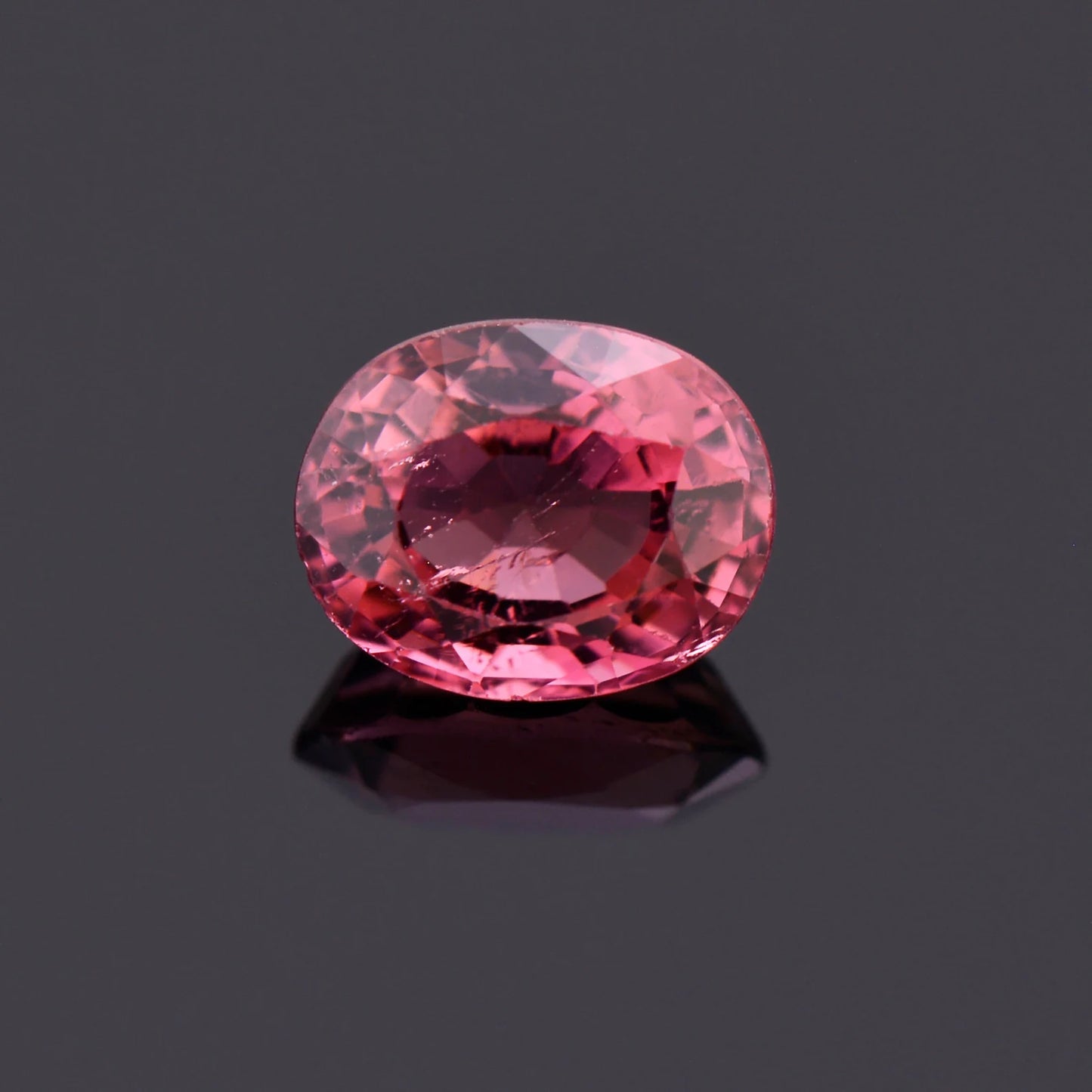 Lovely Rose Pink Tourmaline Gemstone from Brazil, 1.32 cts., 7.5x6.0 mm., Oval Shape