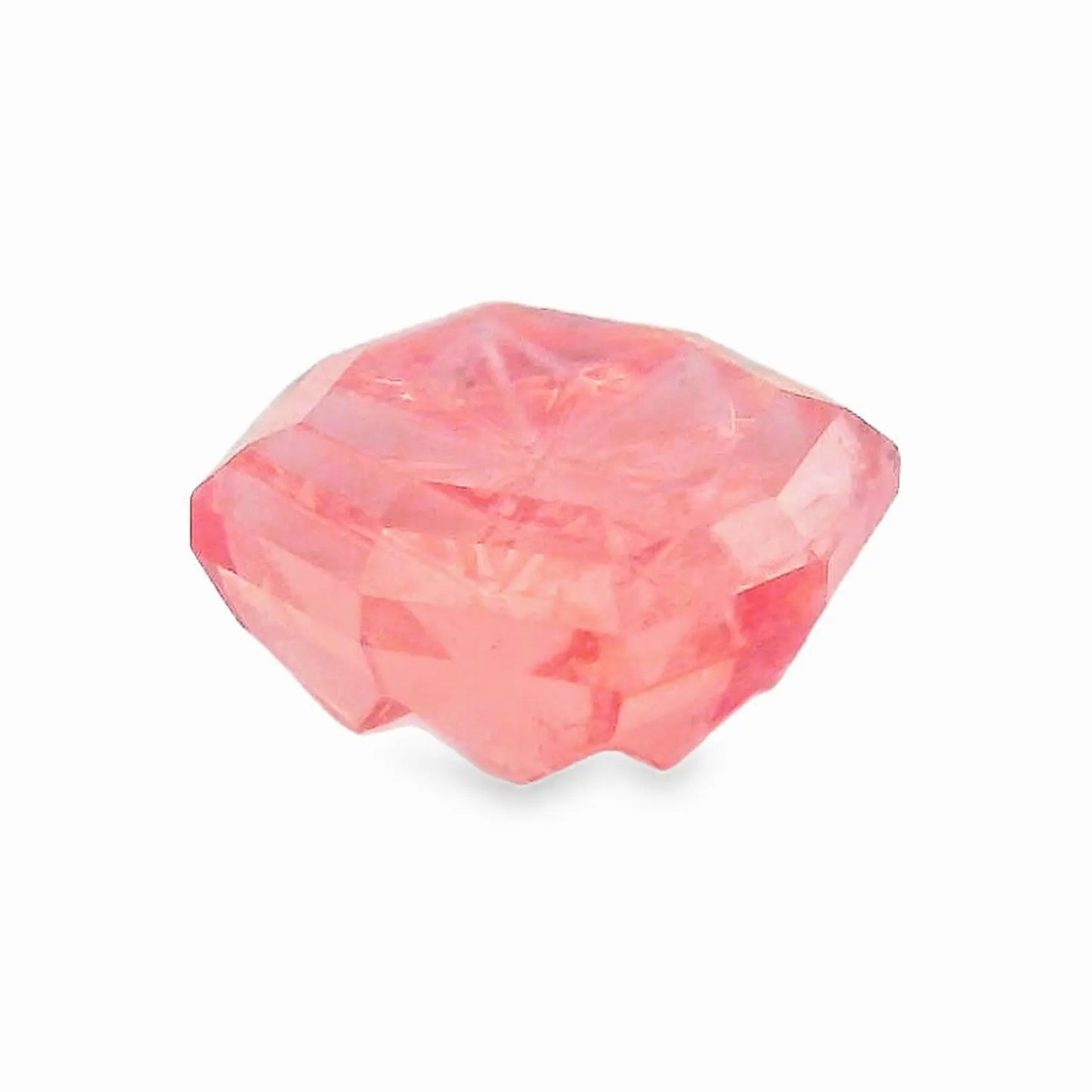 Rare Rhodochrosite Gemstone from Colorado, 0.85 cts., 5.5 mm., Fantasy Cut Cushion Shape