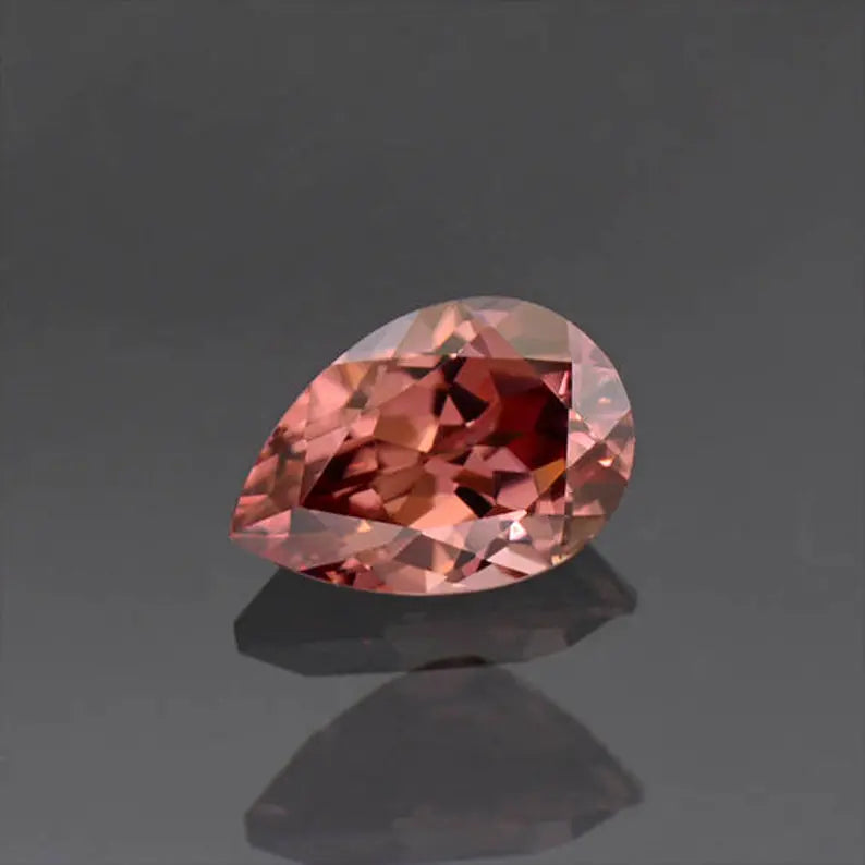 Excellent Pink Champagne Zircon Gemstone from Tanzania 2.15 cts.